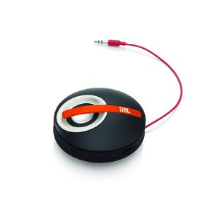 JBL On Tour Micro - Orange / Black - Rechargeable & Ultra-portable Speaker with Aux-in - Detailshot 1